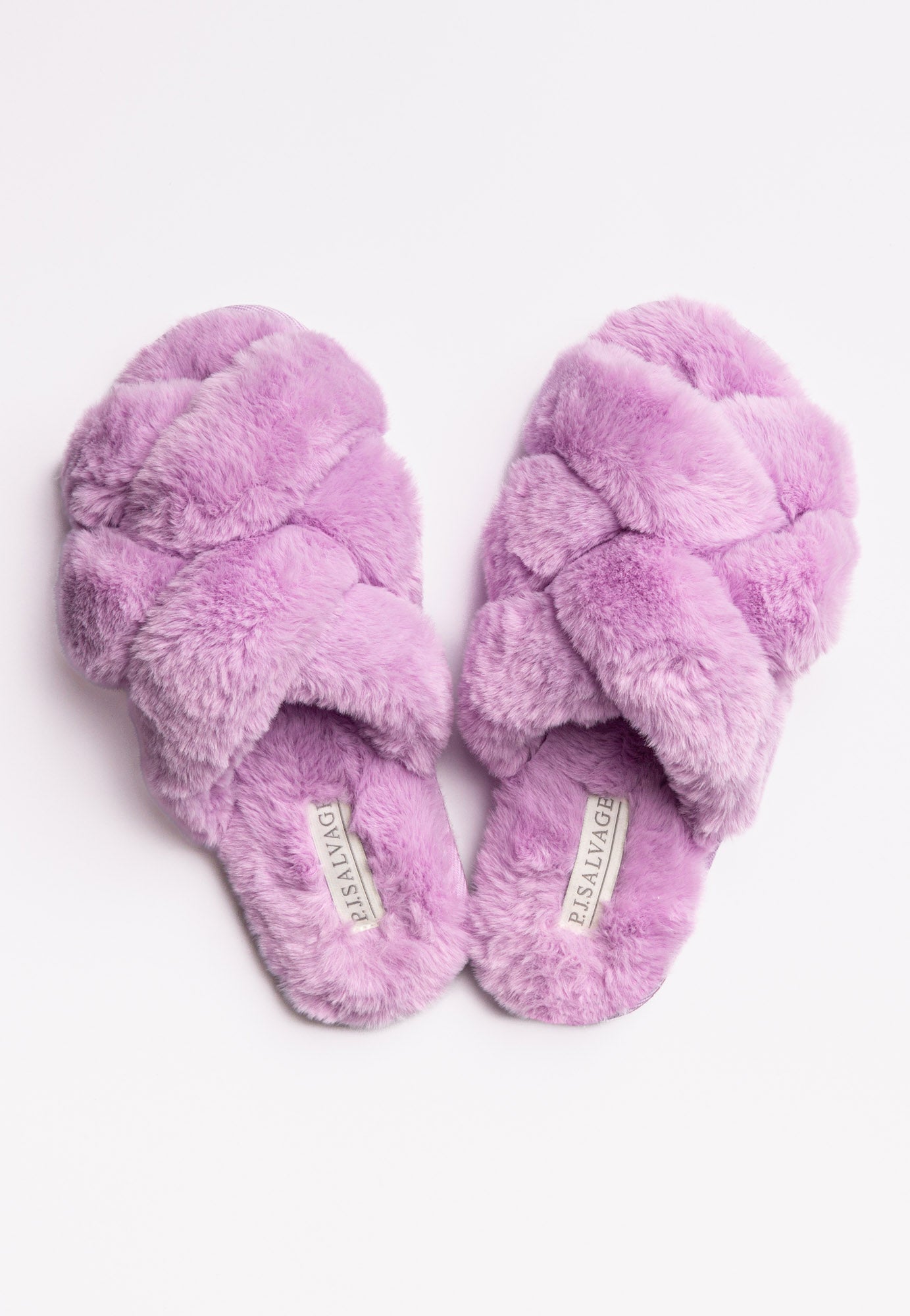 PJ Salvage Lavender Slippers