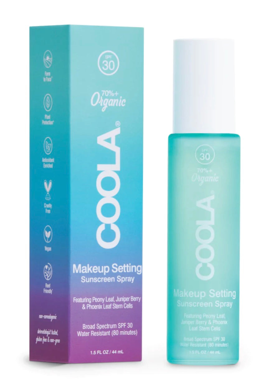 CooLA Makeup Setting Spray Organic Sunscreen SPF 30